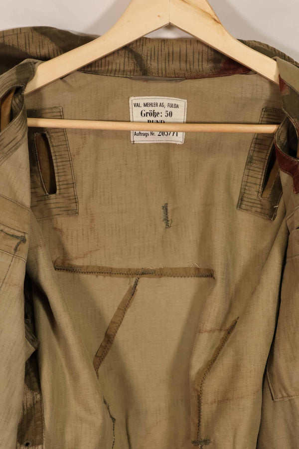 実物 1970年代 西ドイツ軍 国境警備隊 BGS ウォーター迷彩 ジャケット 中古品