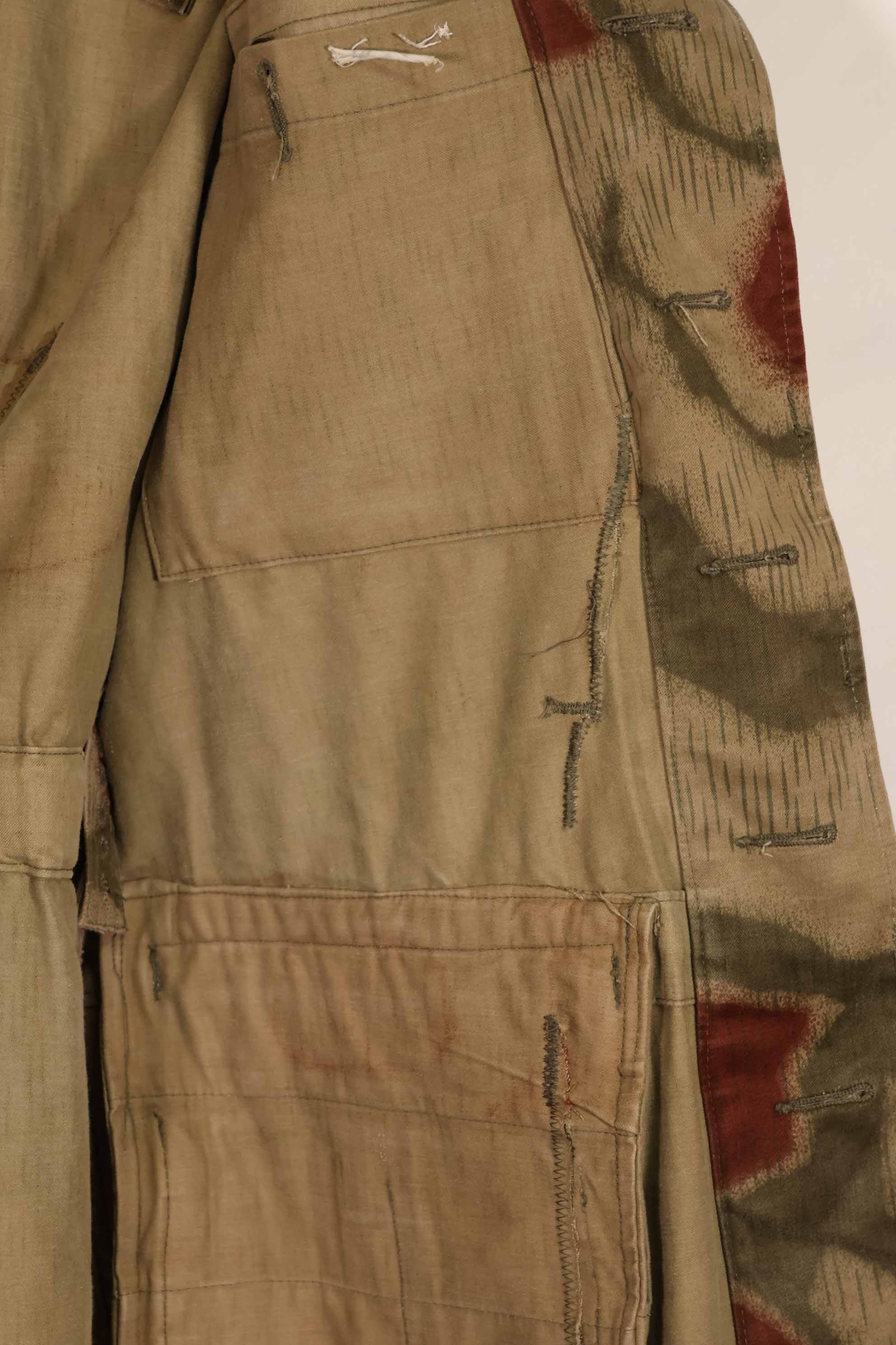 実物 1970年代 西ドイツ軍 国境警備隊 BGS ウォーター迷彩 ジャケット 中古品