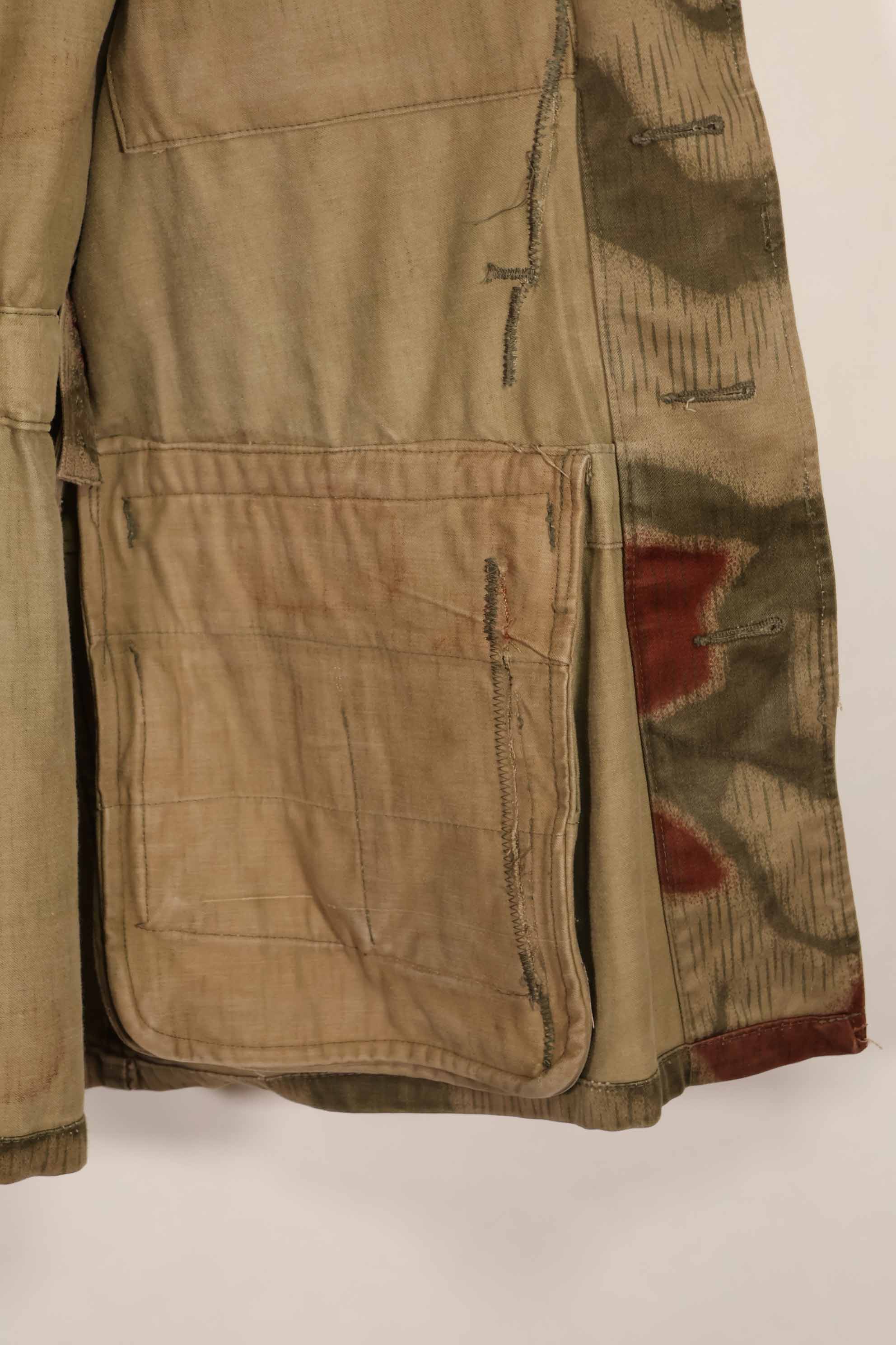 実物 1970年代 西ドイツ軍 国境警備隊 BGS ウォーター迷彩 ジャケット 中古品