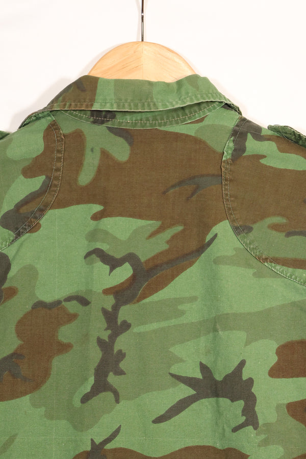 1960年代 ポップリン製 ARVN リーフ迷彩 シャツ 薄手生地 レア品 中古品