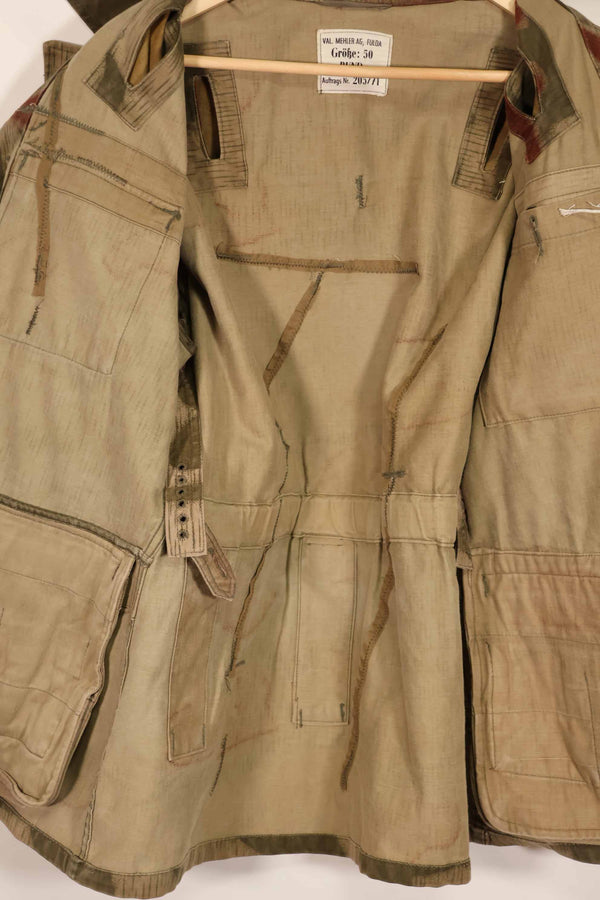 実物 1970年代 西ドイツ軍 国境警備隊 BGS ウォーター迷彩 ジャケット 中古品