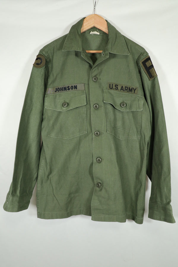 เสื้อเชิ้ตยูทิลิตี้ OG-107 ของแท้ ซ่อมแพทช์แล้ว มือสอง