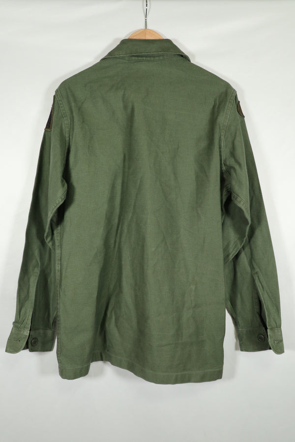 เสื้อเชิ้ตยูทิลิตี้ OG-107 ของแท้ ซ่อมแพทช์แล้ว มือสอง