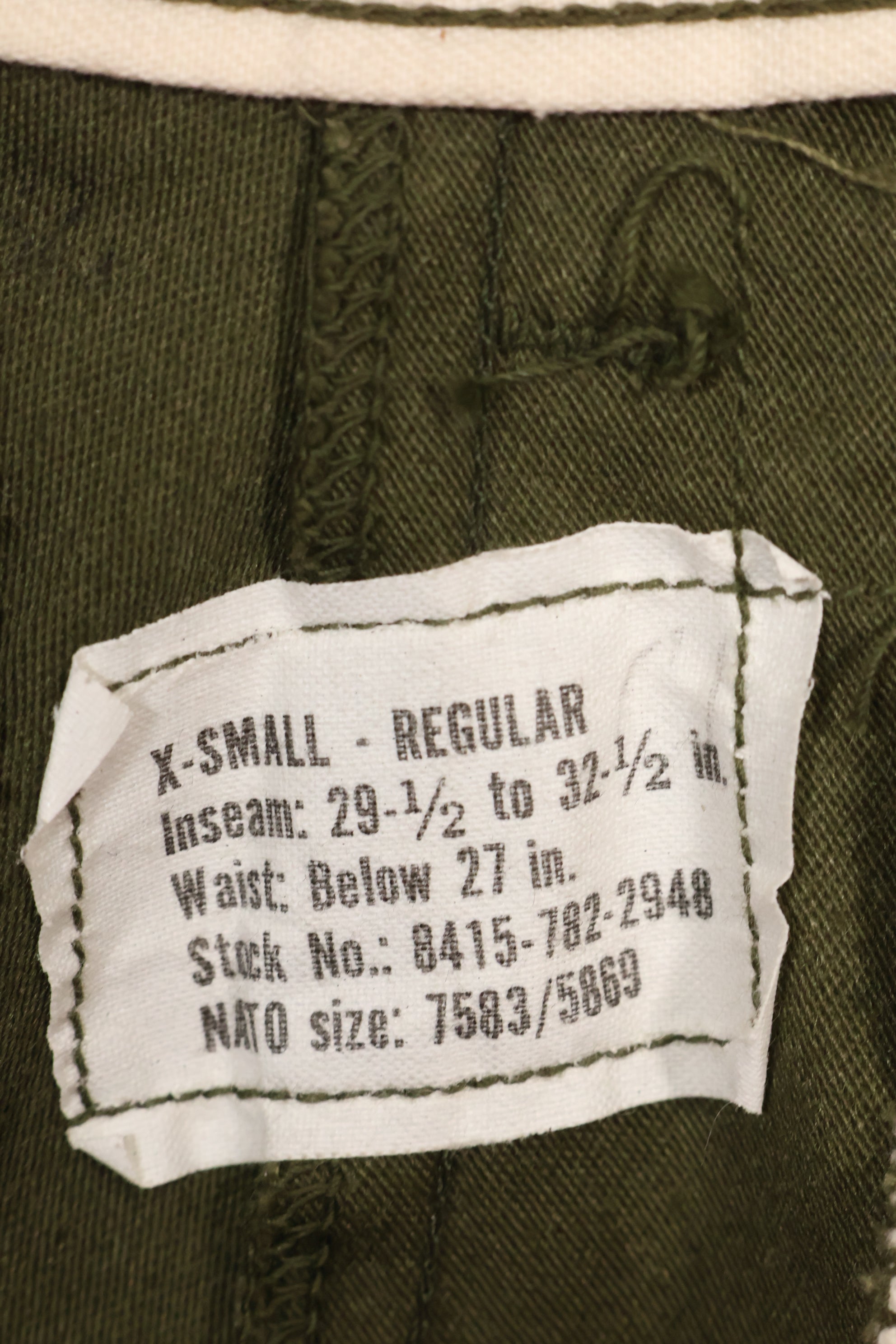 1974年製 X-S-R デッドストック M65 フィールドパンツ 未使用品