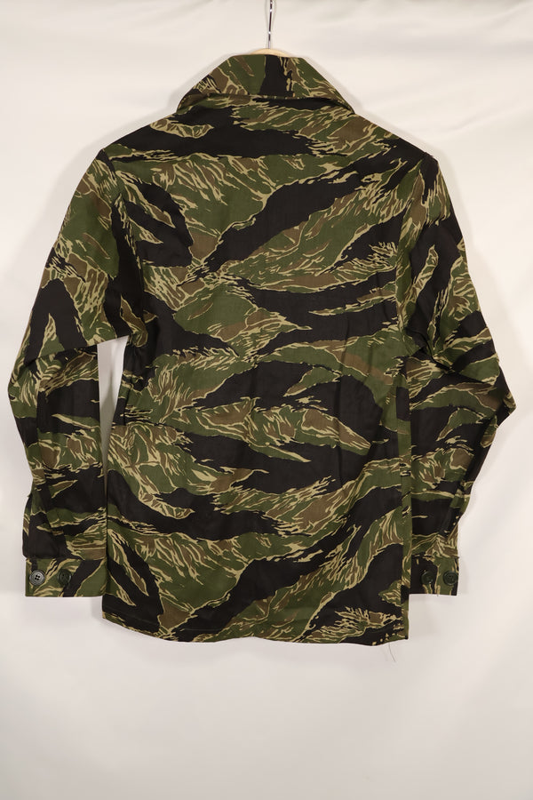 実物 デッドストック 沖縄タイガー タイガーストライプ USカットシャツ US-S 紙タグ有 日本本土縫製 A