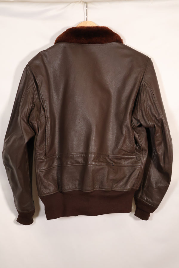 1950年代〜60年代ロット アメリカ海軍 G-1 フライトジャケット 契約ラベルなし 中古品