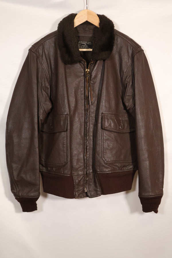 1969年契約 Size 44 アメリカ海軍 G-1 フライトジャケット 大きめサイズ 中古品