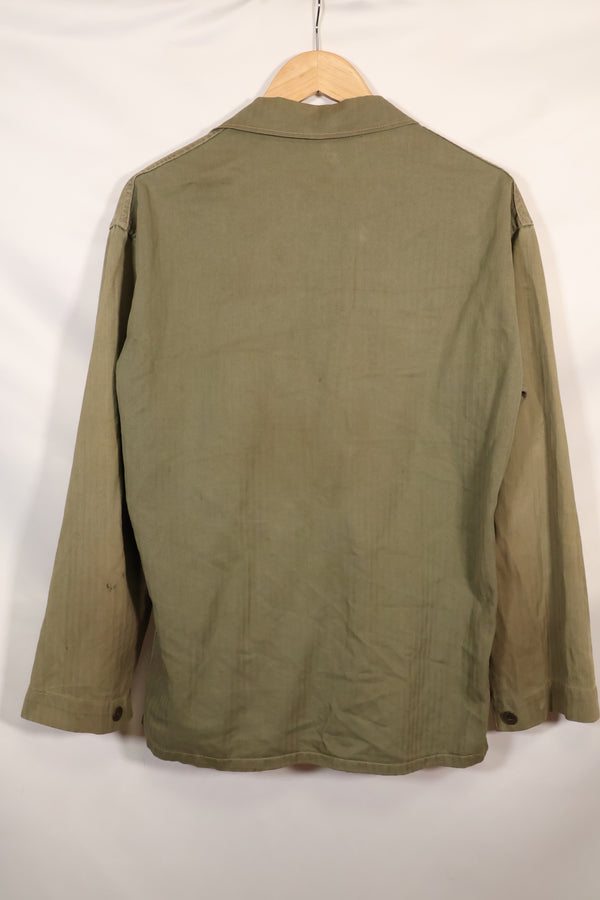 เสื้อแจ็คเก็ตอเนกประสงค์ P-47 HBT ของนาวิกโยธินสหรัฐฯ มือสองจากยุค 1940