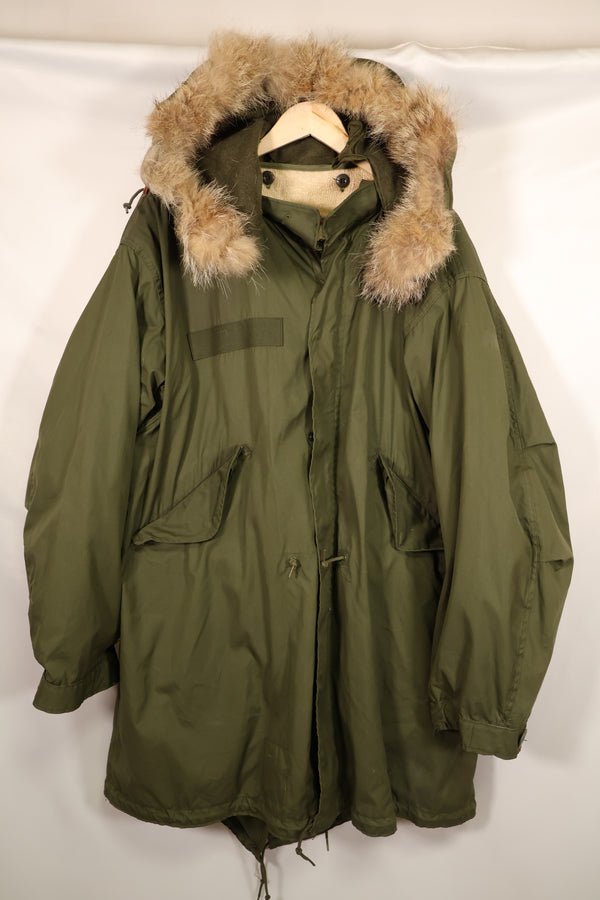 เสื้อแจ็คเก็ต M65 Field Parka แท้ พร้อมขนโคโยตี้ขนฟู ไม่เคยใช้งาน