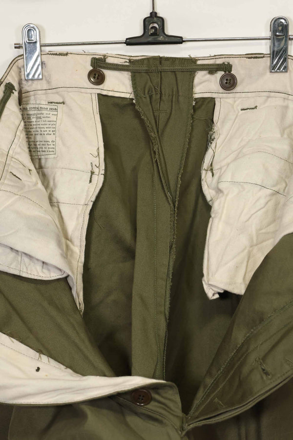 1940年代〜50年代 アメリカ軍 M45 コットン製 フィールドパンツ 未使用に近い