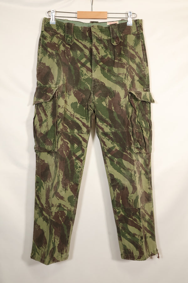 1960年代〜70年代 ポルトガル軍 リザード迷彩 カーゴパンツ 中古品