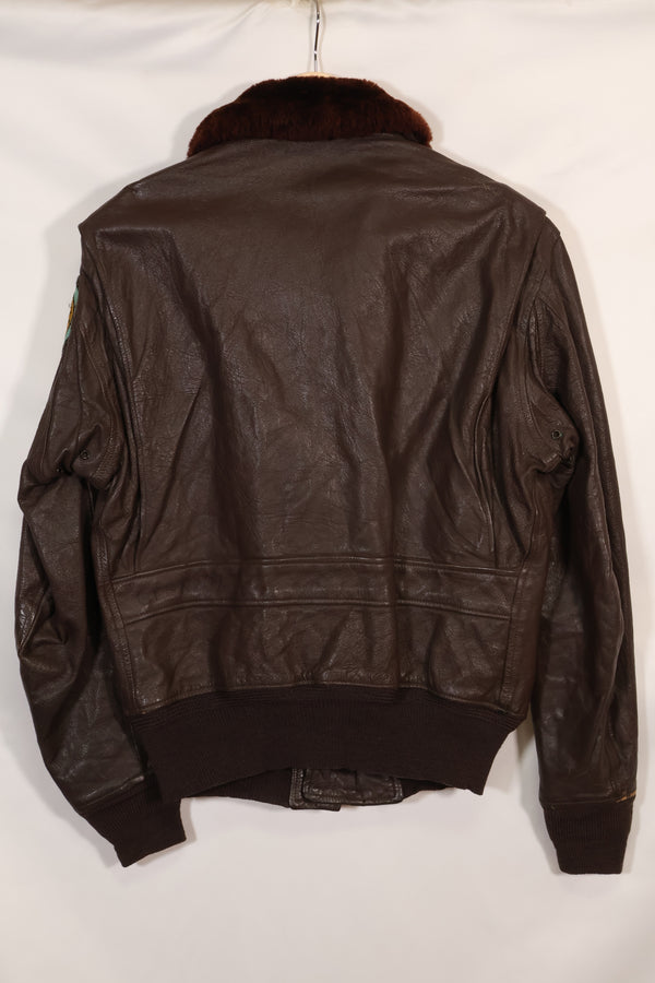 เสื้อแจ็คเก็ต G-1 Ugly Angells Flight Jacket ของนาวิกโยธินสหรัฐฯ มือสอง ขนาด 40 ต้นทศวรรษ 1960