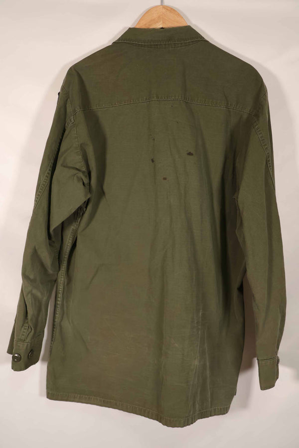 実物 1969年製 4th Model ジャングルファティーグ ジャケット M-R 25歩兵師団パッチ付き 中古品
