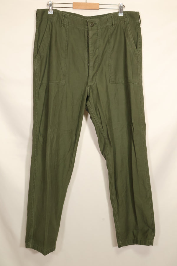 1972年会計 TYPE 3 40 x 33 アメリカ軍 OG-107 ユーティリティパンツ ベイカーパンツ 中古品  C