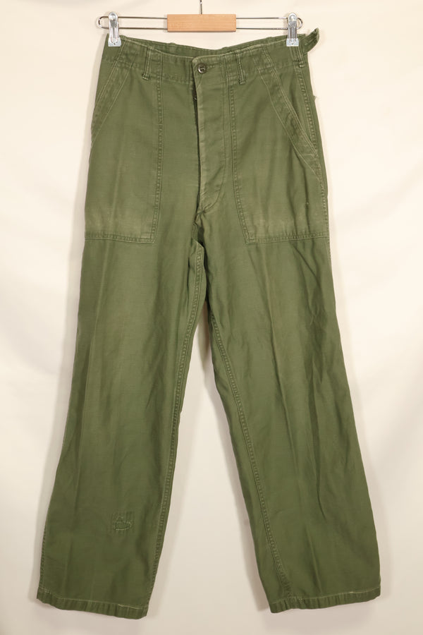 1950年代ロット TYPE 1 SMALL  アメリカ軍 OG-107 ユーティリティパンツ ベイカーパンツ 中古品  F