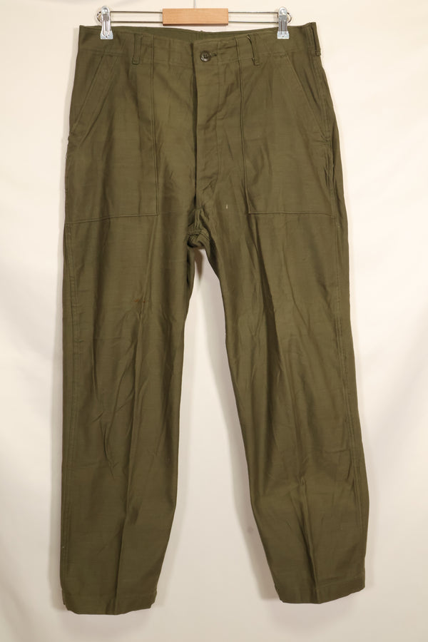 1974年会計 TYPE 3 36 x 31 アメリカ軍 OG-107 ユーティリティパンツ ベイカーパンツ 中古品 B