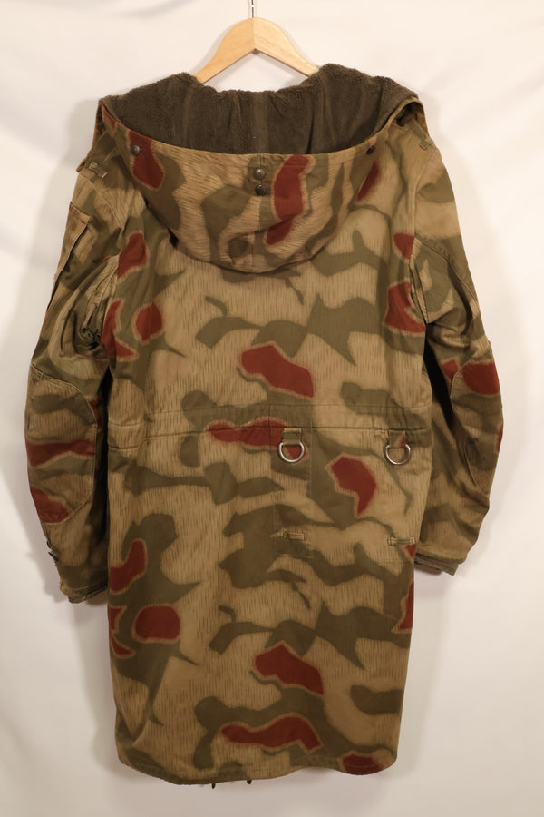 เสื้อ Parka BGS Tan & Water Camo Field Parka มือสองจากเยอรมันตะวันตก พร้อมซับในจากช่วงปี 1960-1970