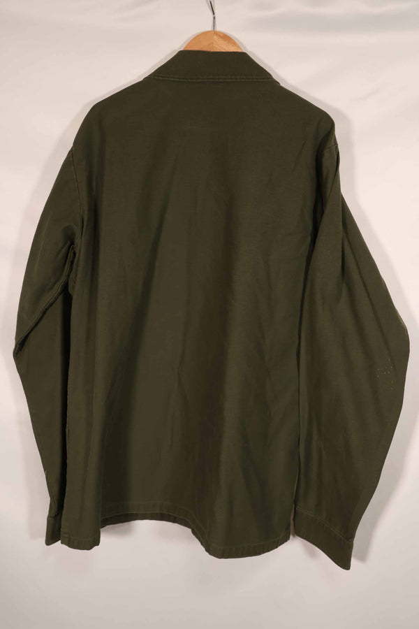 เสื้อเชิ้ตยูทิลิตี้ OG-107 ของกองทัพสหรัฐฯ ปี 1973 ของแท้ ขนาด 16 1/2 x 36 มือสอง สภาพ: E