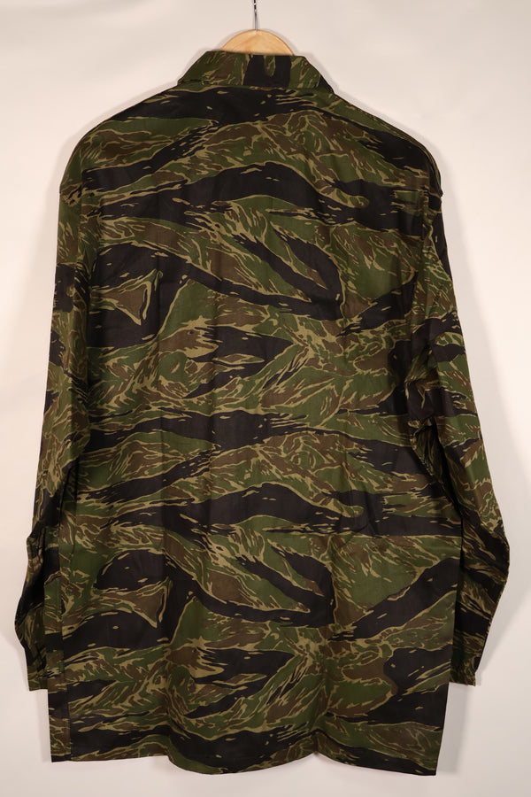 実物 TO81 タイガーストライプ シャツ US-XL デッドストック