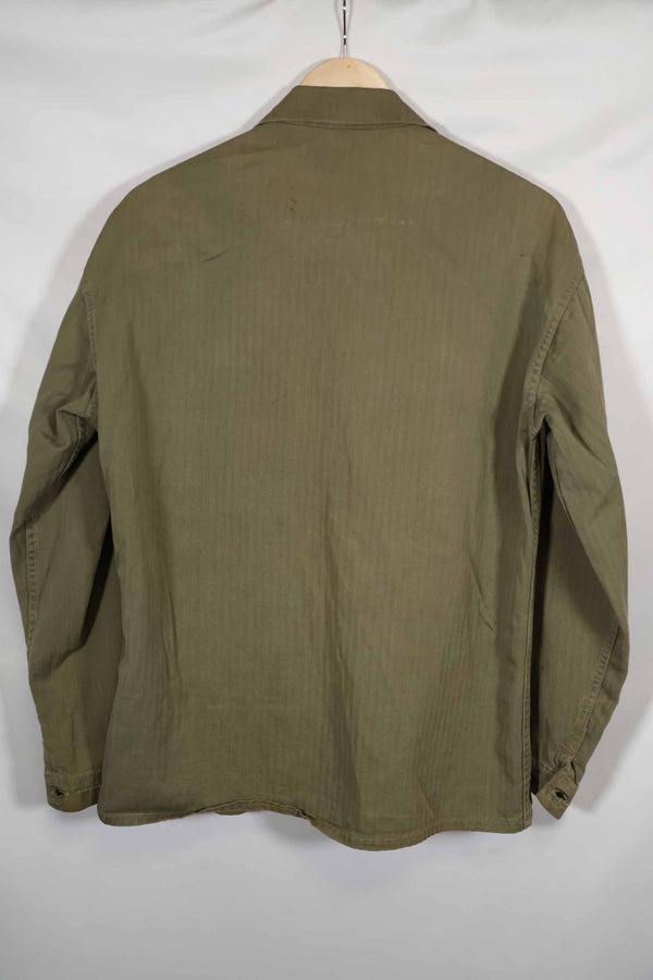 実物 WWII 1940年代 P42 アメリカ海兵隊 HBT ユーティリティユニフォーム ジャケット 中古品