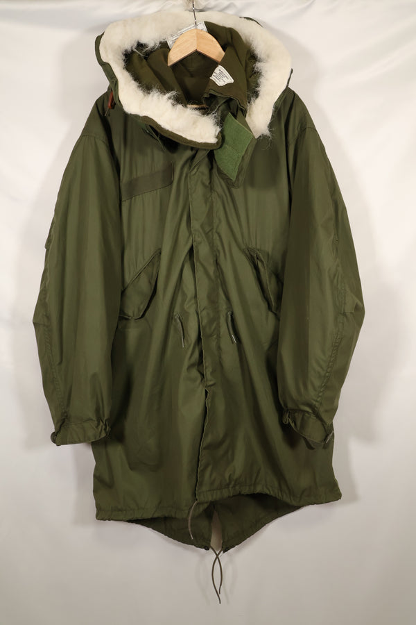 1983年契約 SMALL アメリカ軍 M65 フィールドパーカー フィッシュテイル 状態良い 中古品