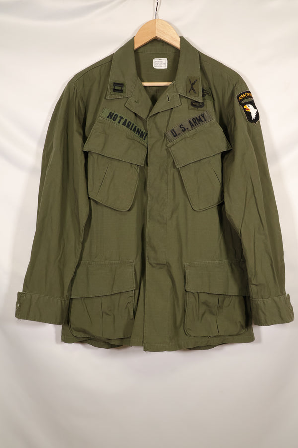1970年契約 M-S 4th Model ジャングルファティーグ ジャケット 101空挺 中古品