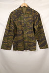 1970年代 南ベトナム海兵隊 タイガーストライプ シャツ VNMC 後期 リップストップパターン 中古品