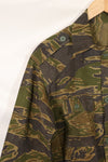 1970年代 南ベトナム海兵隊 タイガーストライプ シャツ VNMC 後期 リップストップパターン 中古品