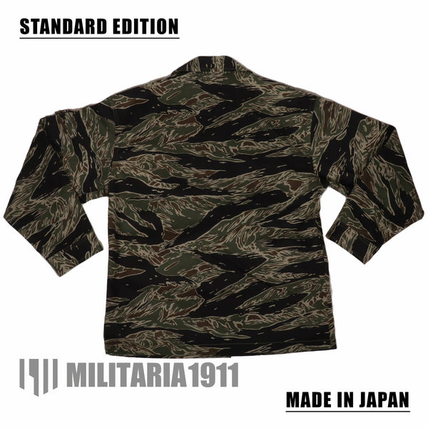 เสื้อเชิ้ตลายเสือสีเงิน MILITARIA 1911 MADE IN JAPAN รุ่นมาตรฐาน