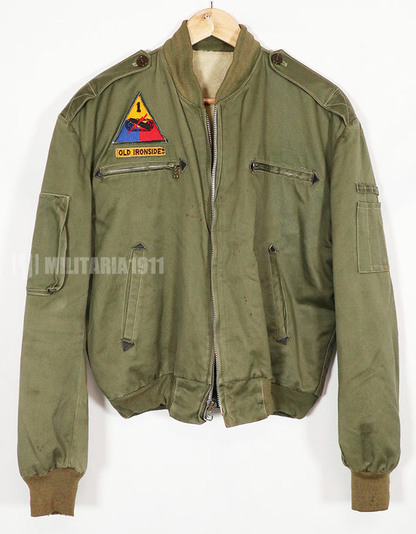 แจ็กเก็ต Tanker ที่ผลิตในท้องถิ่นจากยุค 1950 มือสอง มีรอยเปื้อน