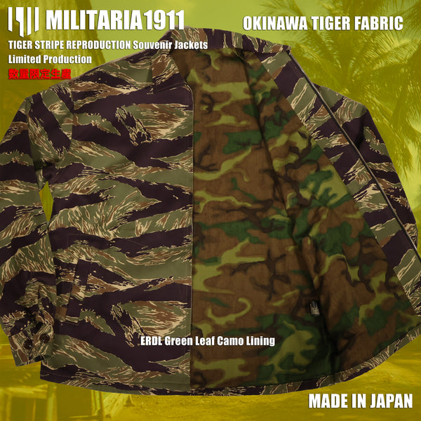 [ส่งสินค้าต้นเดือนกุมภาพันธ์ 2027] MILITARIA 1911 รุ่นใหม่ 2026   ผ้า Okinawa Tiger   แจ็กเก็ต Souvenir Jacket