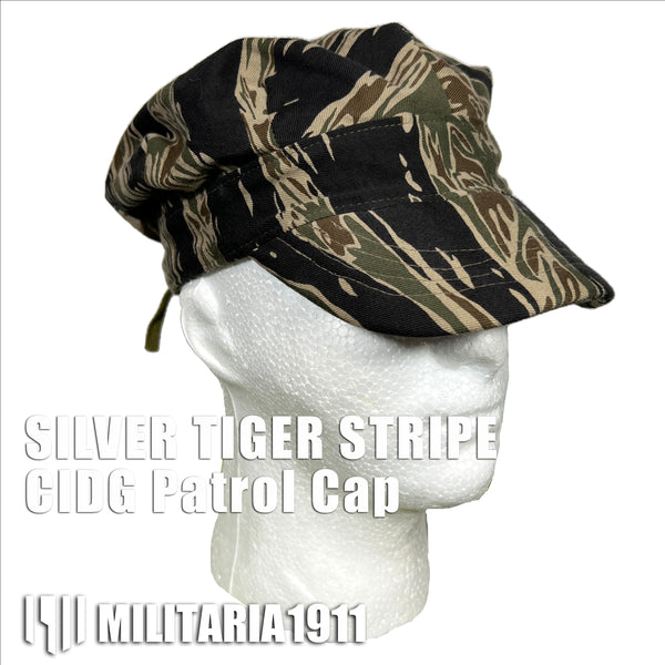 【2024年3月上旬頃納品】MILITARIA 1911 シルバータイガーストライプ　CIDG ハット　MADE IN JAPAN