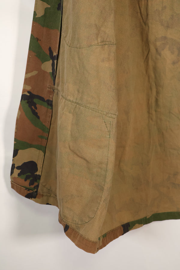 ทศวรรษ 1970 ผลิตในท้องถิ่นโดยบุคคลทั่วไป ลายพราง ERDL ของกองทัพสหรัฐฯ คัดลอก เสื้อแจ็คเก็ตทหารมือสอง