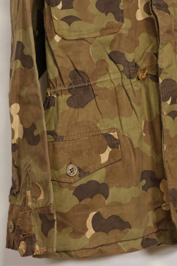 1960s ARVN Field Military Police Mitchell Camouflage Field Jacket, used.