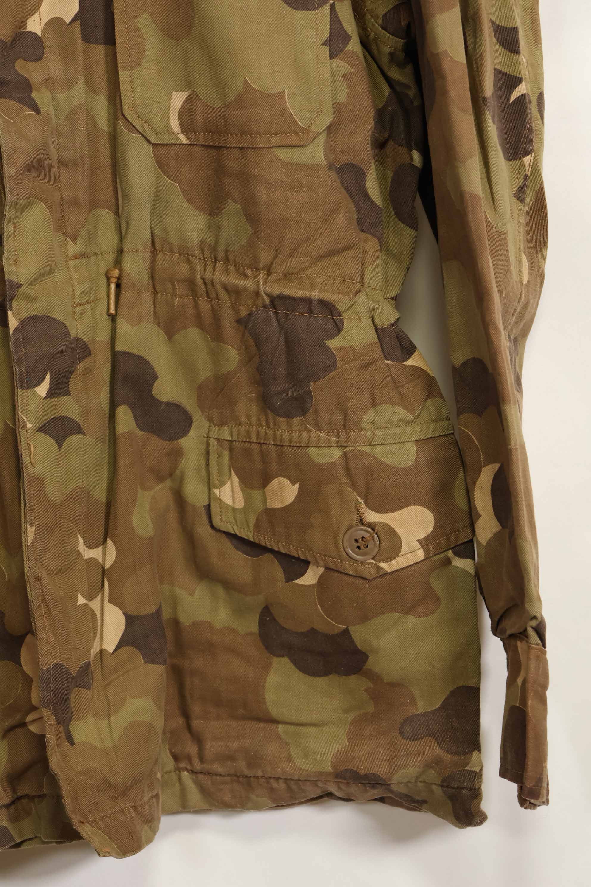 1960s ARVN Field Military Police Mitchell Camouflage Field Jacket, used.