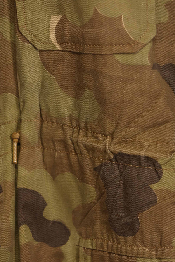 1960s ARVN Field Military Police Mitchell Camouflage Field Jacket, used.