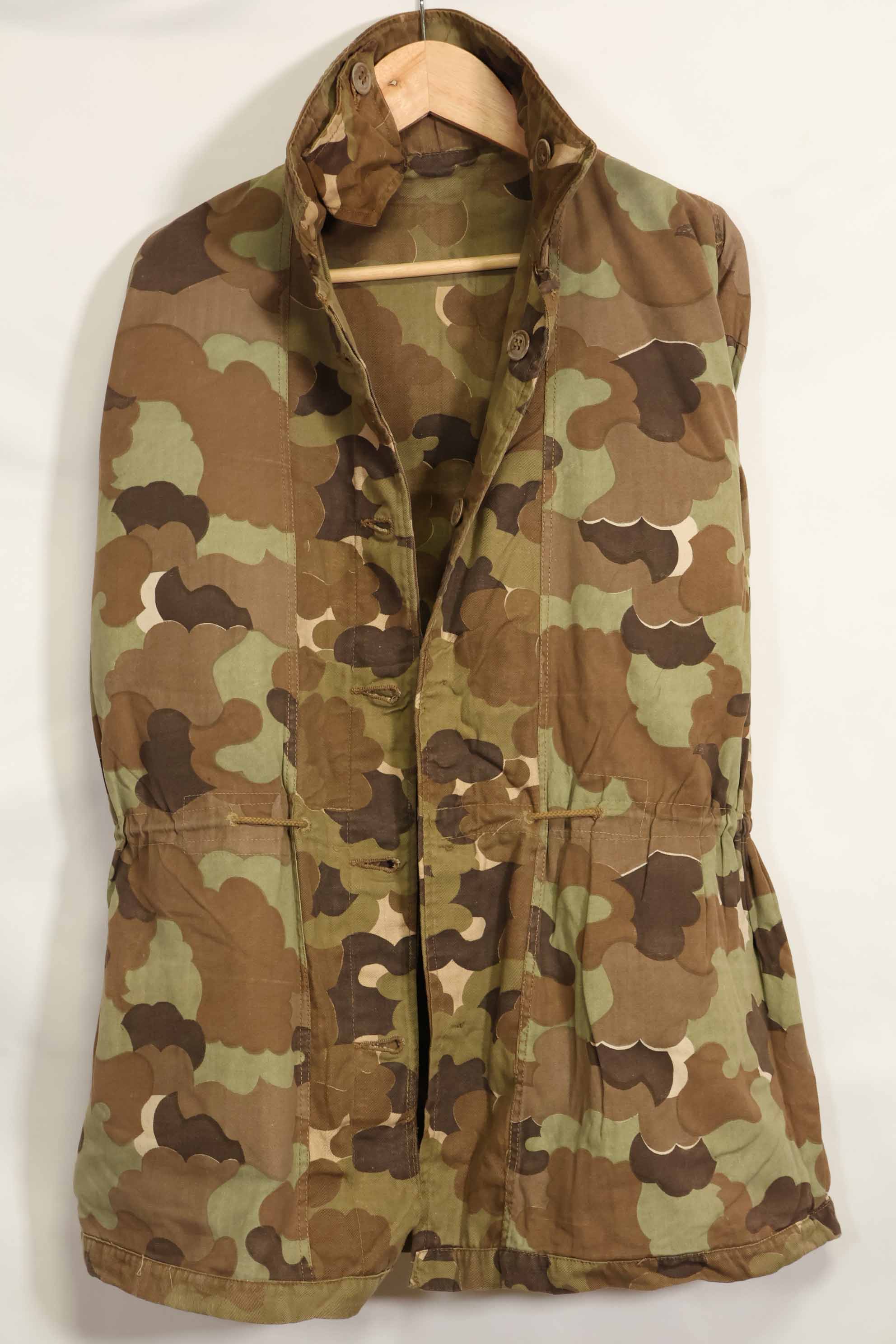 1960s ARVN Field Military Police Mitchell Camouflage Field Jacket, used.