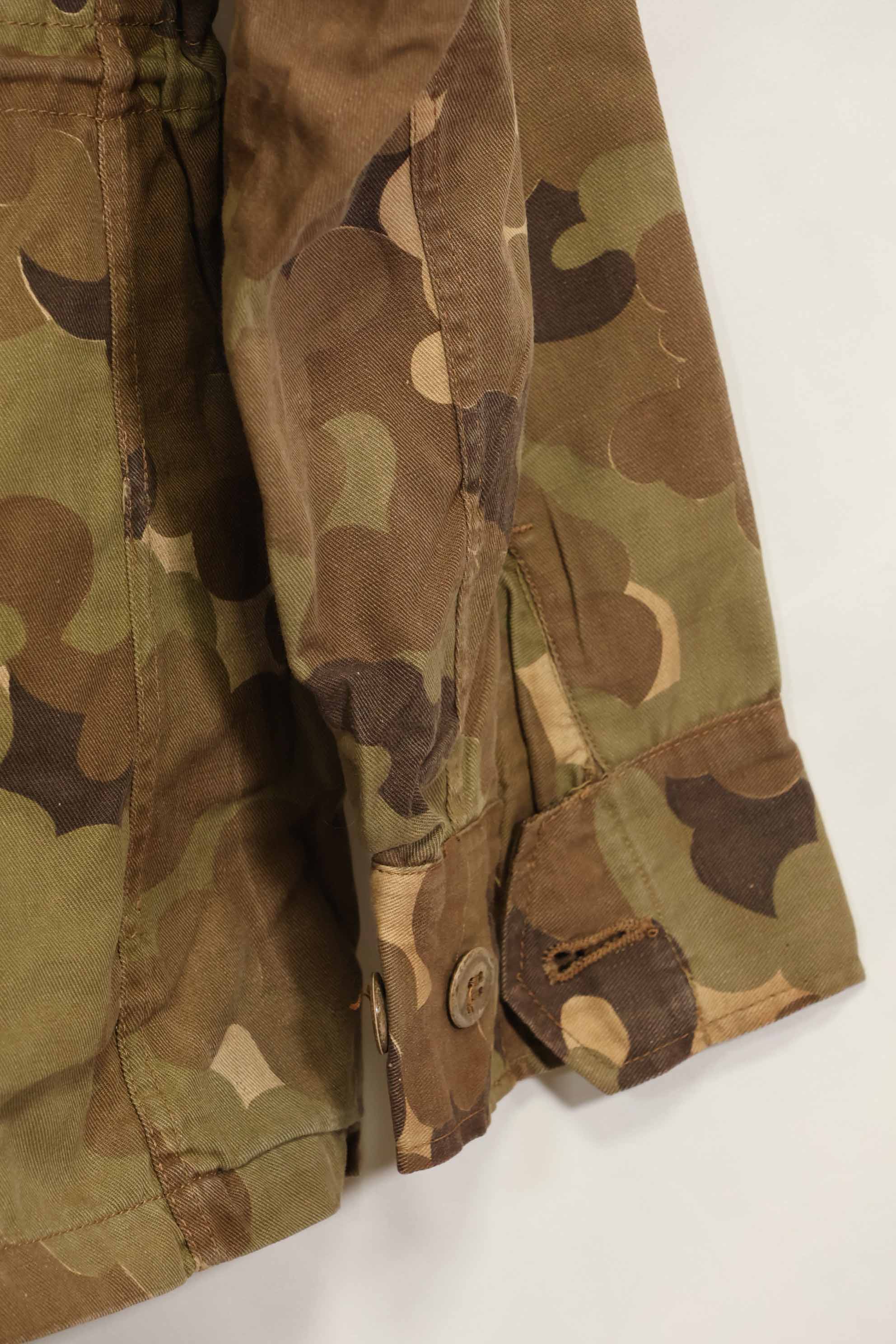 1960s ARVN Field Military Police Mitchell Camouflage Field Jacket, used.