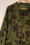 Real 1967 Australian Army camouflage raincoat, used D