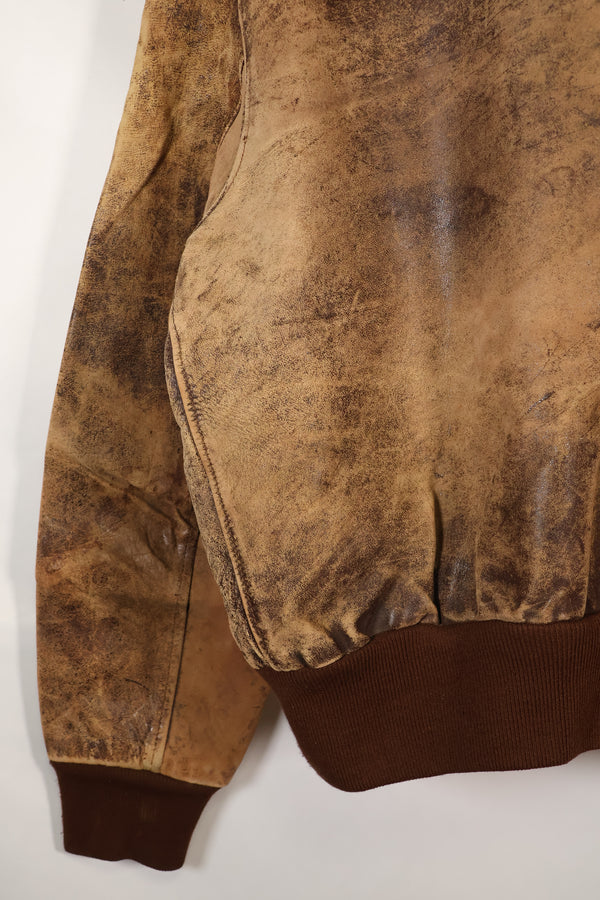 ช่วงปี 1940 ขนาด 46 ผู้ผลิตไม่ทราบ USAAF A-2 แจ็คเก็ตบิน สภาพตามที่ได้รับ สินค้ามือสอง