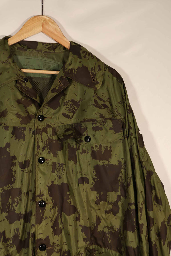 Real 1967 Australian Army camouflage raincoat, used D