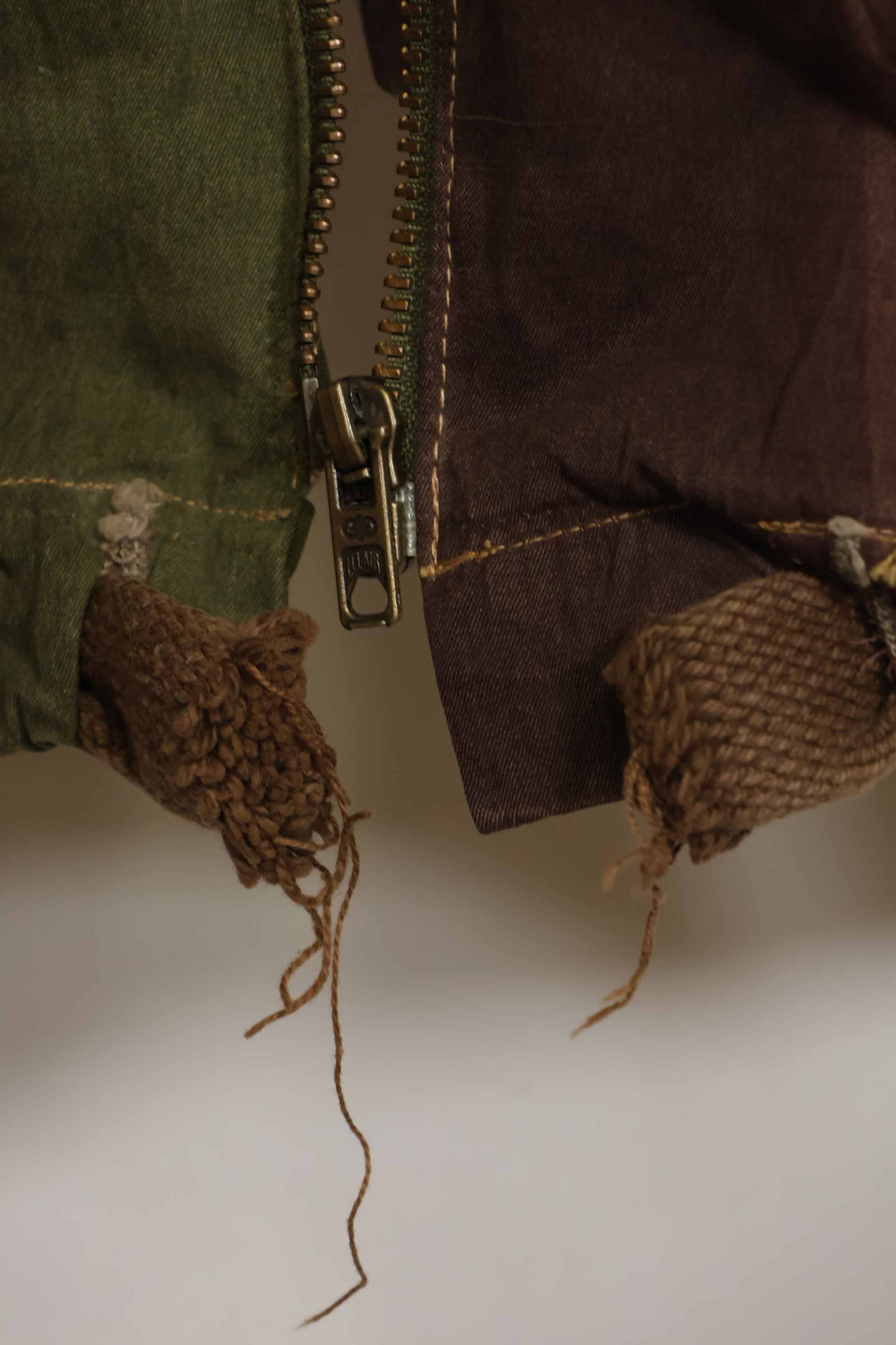 1943年製　イギリス軍　SAS　WINDPROOF　スモック　ジッパー改造　インドシナ戦争　中古品