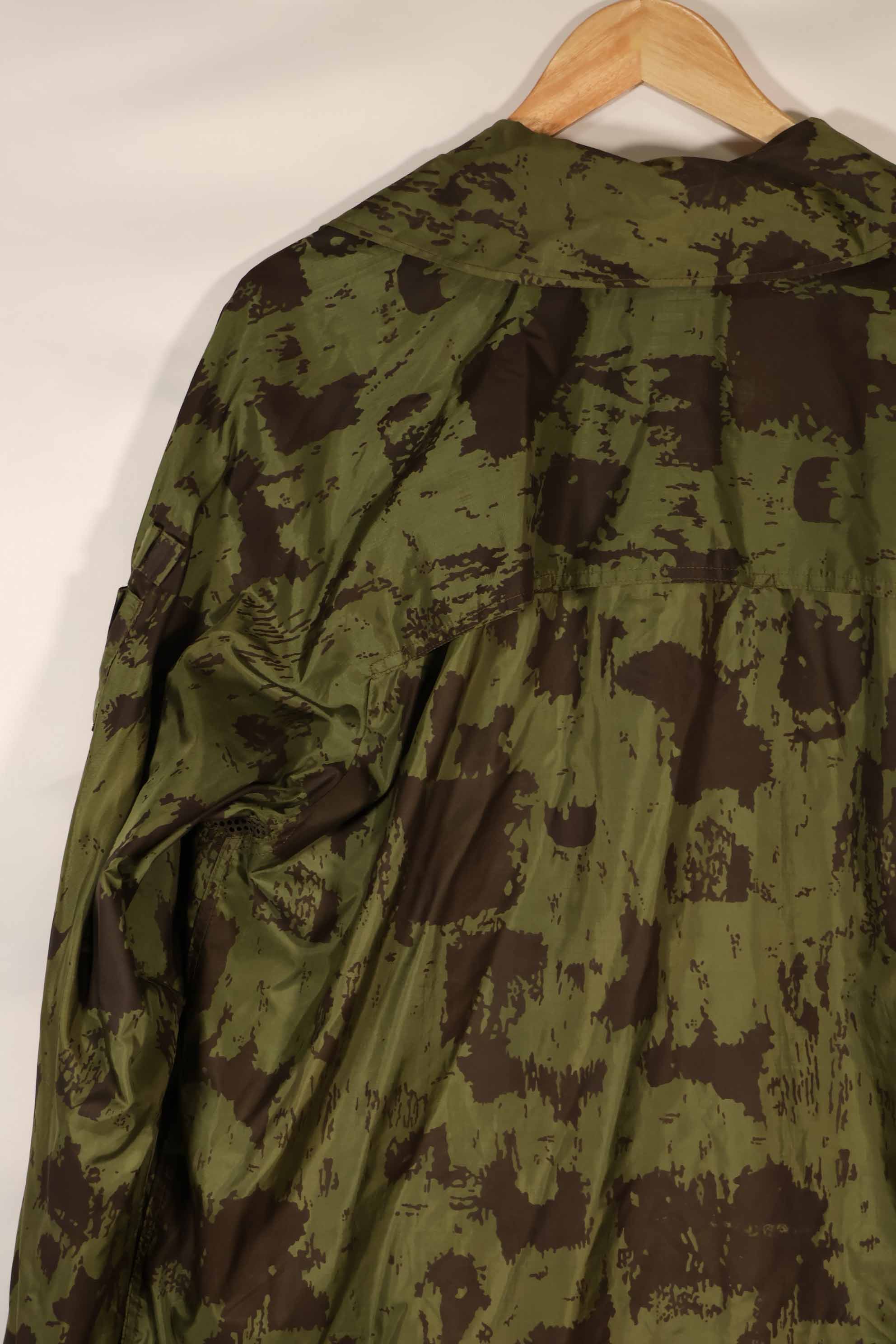 Real 1967 Australian Army camouflage raincoat, used D