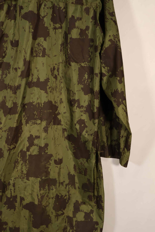 Real 1967 Australian Army camouflage raincoat, used D