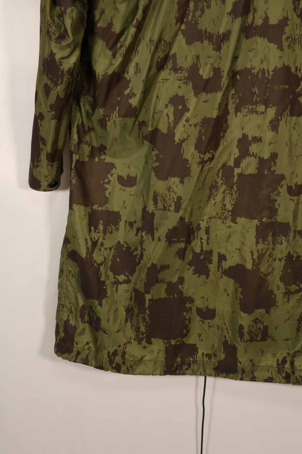 Real 1967 Australian Army camouflage raincoat, used D