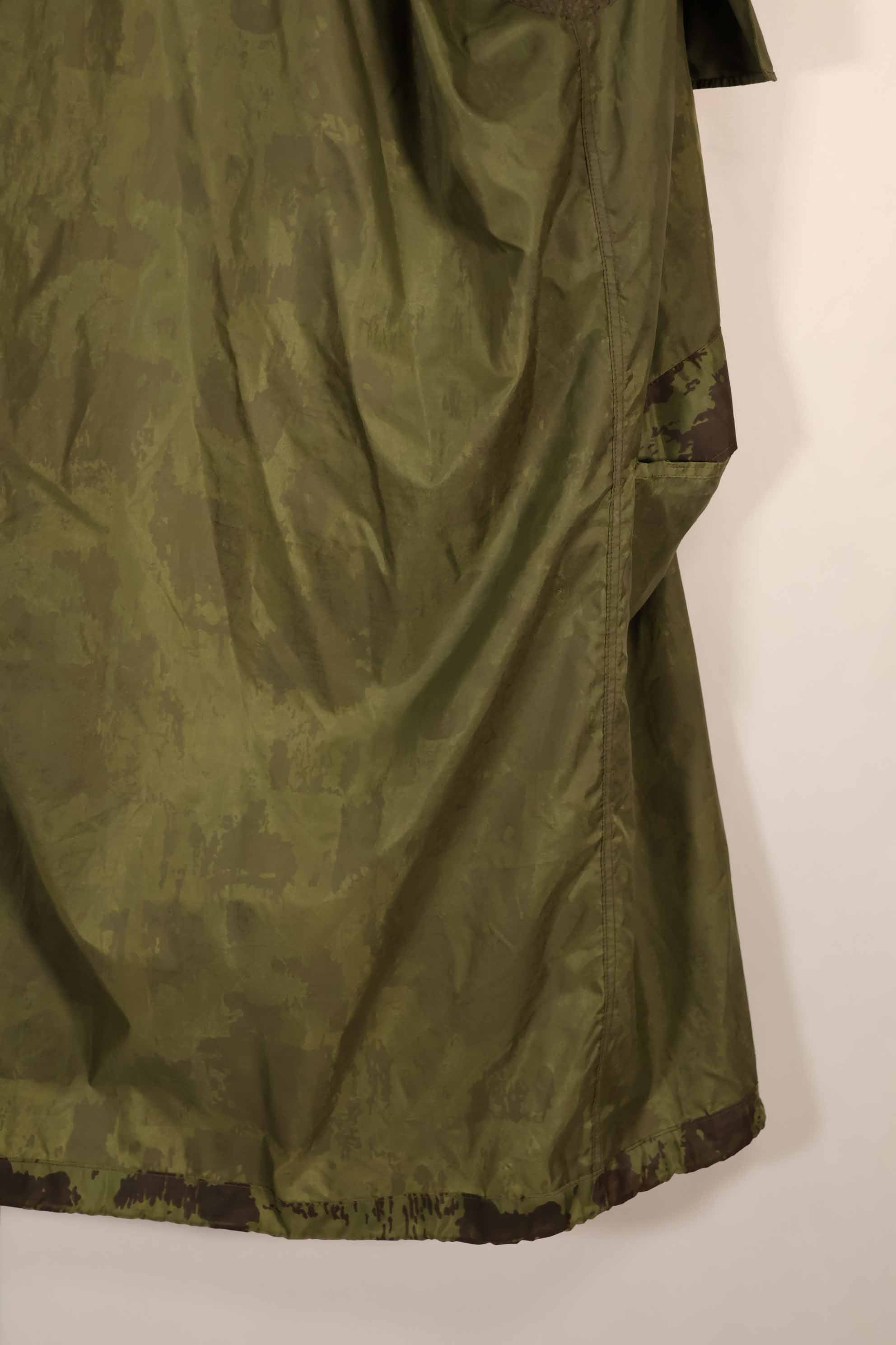 Real 1967 Australian Army camouflage raincoat, used D