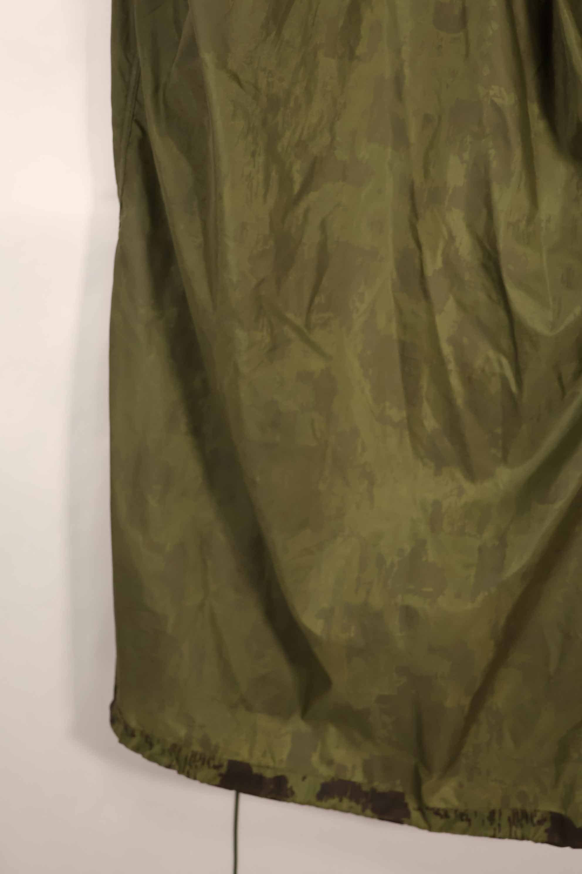Real 1967 Australian Army camouflage raincoat, used D