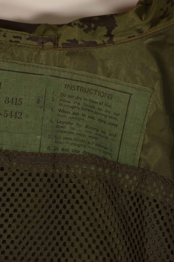 Real 1967 Australian Army camouflage raincoat, used D