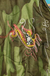 1969-70 Vietnam War ERDL Camouflage Poncho Tour Jacket Viet Jean QUINHON Used