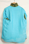 1969-70 Vietnam War ERDL Camouflage Poncho Tour Jacket Viet Jean QUINHON Used